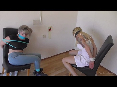 ❤️ Ovisnik / vezan i začepljen usta / djevojka u nevolji ☑ Samo porno kod nas